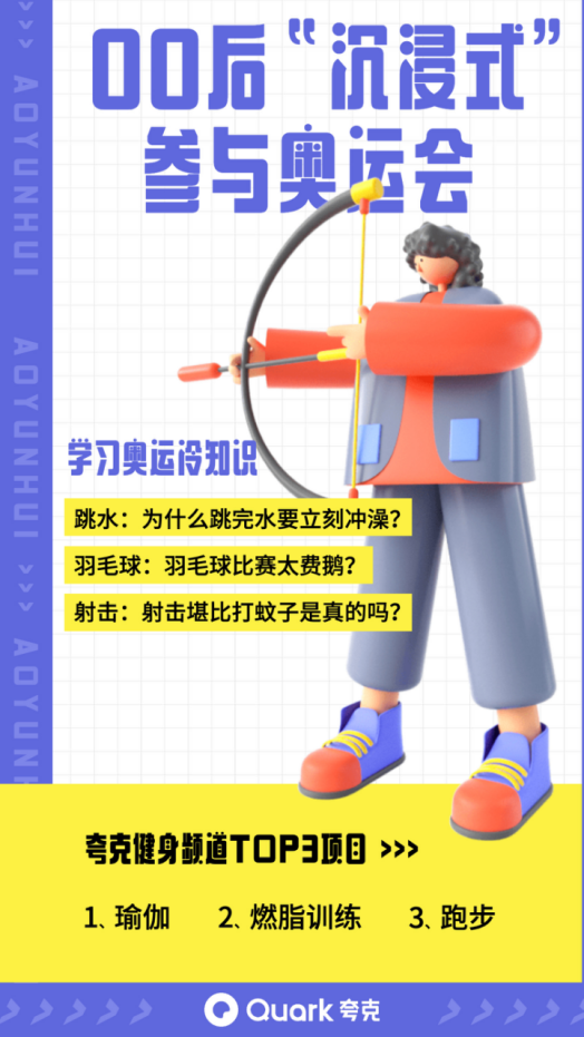 必一体育下载必一体育官网下载瑜伽常识做表情包、练瑜伽、学冷知识 00后在夸克APP里花式追奥运(图1)